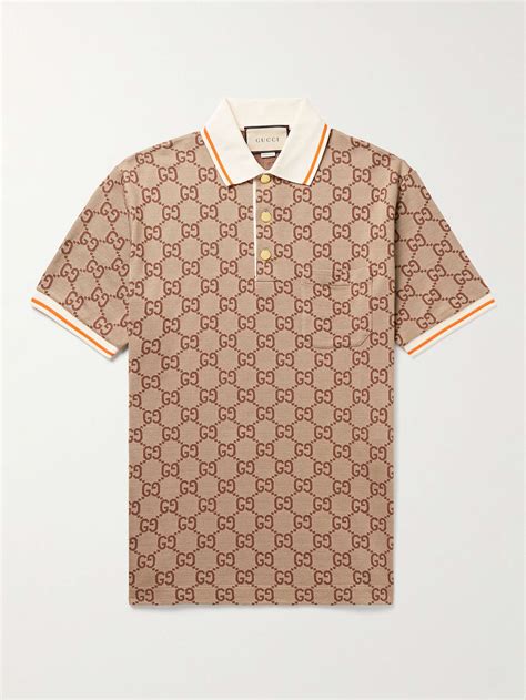 gucci heren polo shirt|authentic gucci polo shirts.